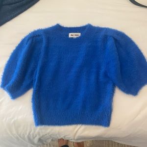 BLUE SWEATER TOP!!!!